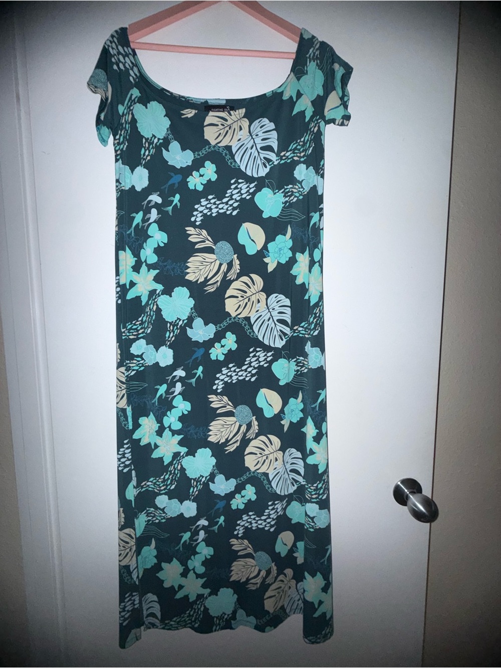 Fighting Eel ocean print dress Anya
